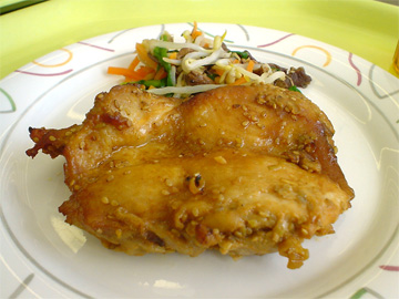 鶏の韓国風味噌焼き