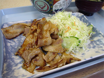 豚生姜焼き定食